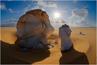 Großes Sandmeer in Ägypten