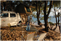 Traumhafter Campingplatz direkt am Strand, Mosambik