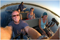 Bootstour von der "Kasane Garden Lodge" auf dem Chobe River, Botswana