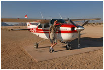 Rundflug über das Sossusvlei bis zur langen Wand, [Namibia]