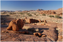 Ausblick von der Farm Koiimasis, Tirasberge [Namibia]