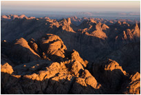Sonnenaufgang am Mt. Sinai, Ägypten