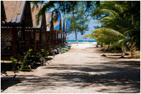 Einfache Bungalows des "Andamanen Resort" - Koh Lipe / Thailand