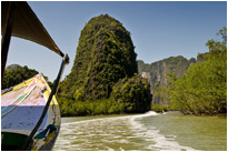 Felsformationen in der Bucht von Phang Nga / Thailand