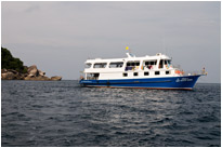 Die "Manta Queen I" - unser Tauchschiff / Thailand