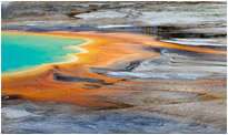 Blick von oben auf die Grand Prismatic Spring | Yellowstone N.P. | Wyoming