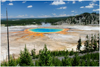 Blick von oben auf die Grand Prismatic Spring | Yellowstone N.P. | Wyoming