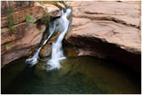 Schöner Badepool am Mill Creeks in der Nähe von Moab | Utah