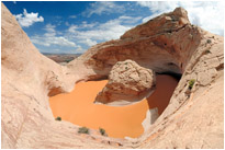 Und plötzlich taucht aus dem Nichts vor einem der "Volcano" auf... | Utah