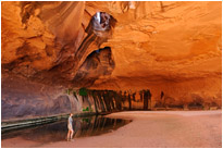 Gigantische Höhle des "Golden Cathedrals" | Utah