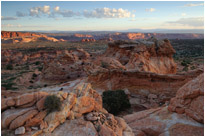 Warten auf den Anbruch des Tages in den South Coyote Buttes | Utah