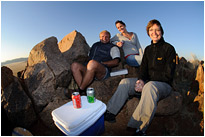 Sundowner bei eisigem Wind | Namibia