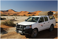 Parkplatz im Sossusvlei | Namibia