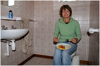 Flucht vor dem Sandsturm - Pancake auf dem Klo | Namibia