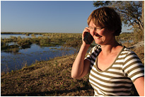 Nach Hause telefonieren | Chobe NP., Botswana