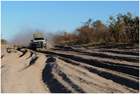 Extremer Tiefsand - da hilft nur Vollgas... | Chobe NP., Botswana