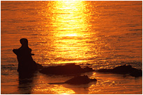 Romantisches Spektakel im Lungwa River | Sambia